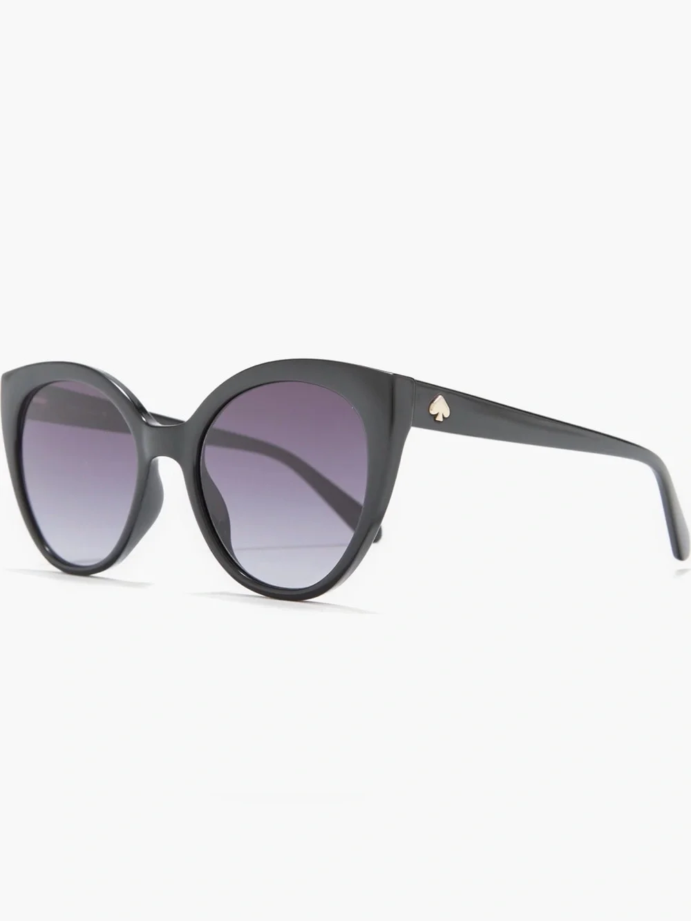 Kate Spade New York 54 mm Amyaos Black Cat-Eye Sunglasses NWT - Picture 2 of 3